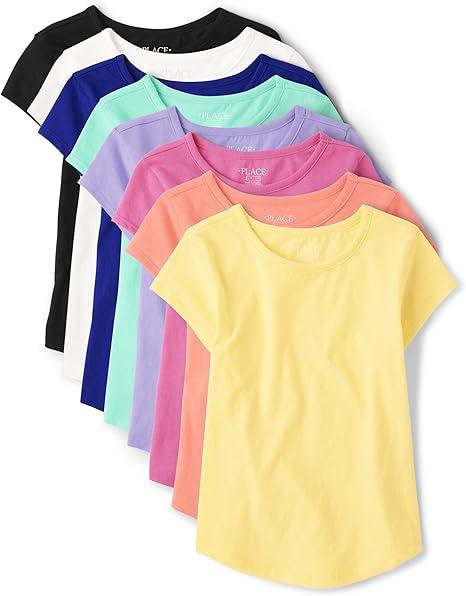 Girls' Short Sleeve High Low Tee